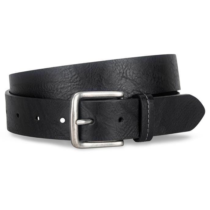 totes® Mens Jean Belt Black Extra Image 1